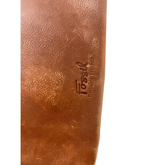 Fossil Genuine Leather Wristlet Multicolor Patchwork Clutch wallet card Holdet - Picture 3 of 4